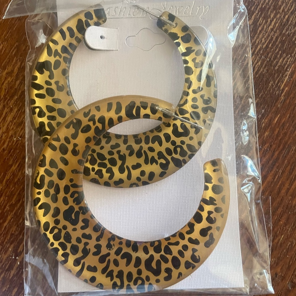 Cheetah earrings
